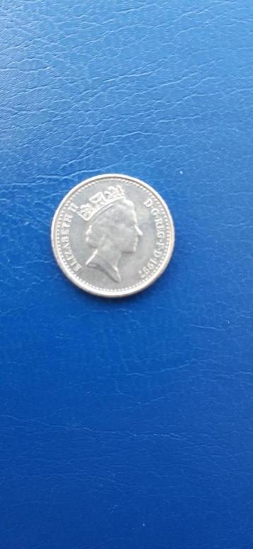 Munt Engeland 5 pence beschikbaar voor biedingen