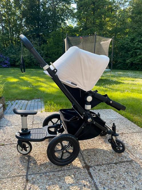 Bugaboo met extra zitje achteraan., Kinderen en Baby's, Kinderwagens en Combinaties, Gebruikt, Kinderwagen, Bugaboo, Met reiswieg