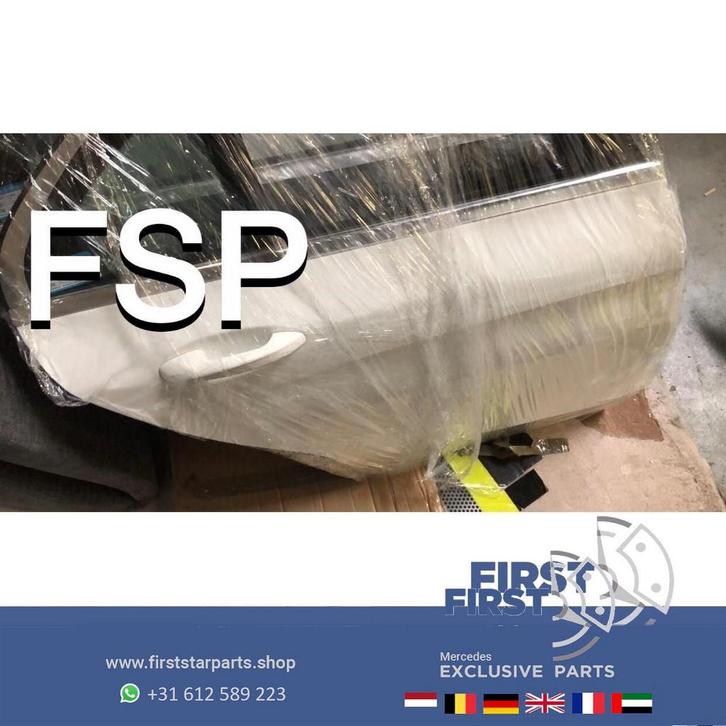 W205 SEDAN DEUR RECHTS ACHTER PORTIER C Klasse WIT 2014-2020, Auto-onderdelen, Carrosserie, Deur, Mercedes-Benz, Achter, Rechts