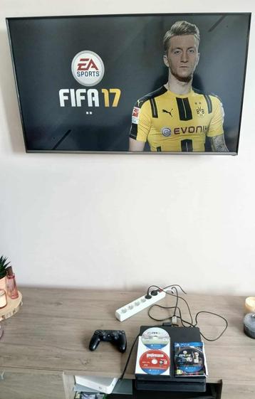 playstation 4 1 tb + controller + 4 losse disc beschikbaar voor biedingen