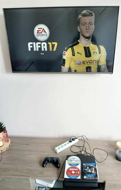 playstation 4 1 tb + controller + 4 losse disc, Games en Spelcomputers, Spelcomputers | Sony PlayStation 4, Gebruikt, Original