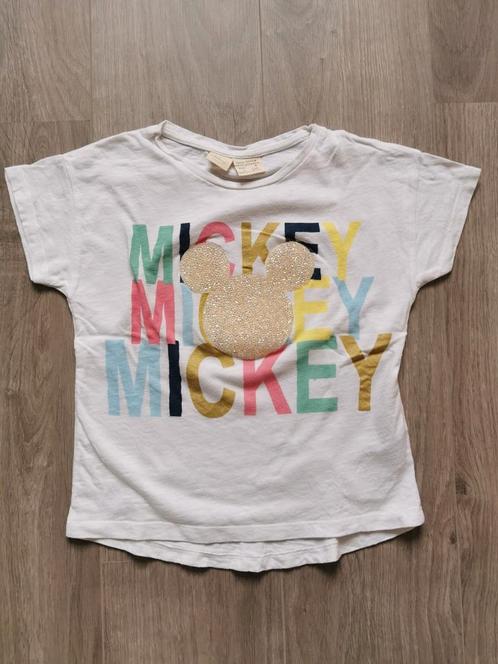 T-shirt Mickey Mouse Zara - maat 116, Enfants & Bébés, Vêtements enfant | Taille 116, Utilisé, Fille, Chemise ou À manches longues