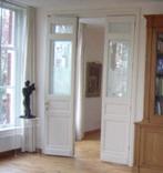 3-slag en-suite deuren/ scheidingswand 190x282cm, Doe-het-zelf en Bouw, 215 cm of meer, Gebruikt, Glas, 120 cm of meer