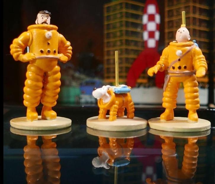 Kuifje - Moulinsart - Mannen op de Maan, Verzamelen, Stripfiguren, Nieuw, Beeldje of Figuurtje, Kuifje, Ophalen of Verzenden