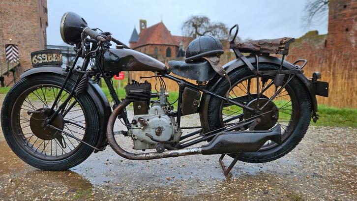 Fn Sahara M70 uit 1933 model 1930, Motoren, Motoren | Oldtimers, Toermotor, 12 t/m 35 kW, 1 cilinder, Ophalen