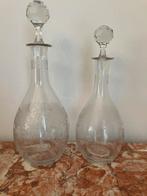 Duo de carafes en cristal Saint Louis début 20ème, Ophalen of Verzenden