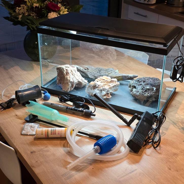 Aquarium 20L tout équipé, Animaux & Accessoires, Poissons | Aquariums & Accessoires, Enlèvement