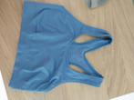 Naadloze sporttop hema, Kleding | Dames, Sportkleding, Ophalen, Blauw, Overige typen, Nieuw