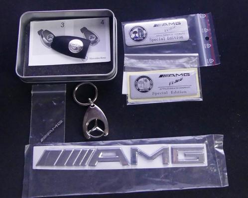 Mercedes AMG sleutel cover + diverse emblemen, Autos : Divers, Accessoires de voiture, Comme neuf, Enlèvement ou Envoi