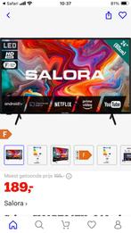 TV SALORA op pootjes of op te hangen, TV, Hi-fi & Vidéo, Télévisions, Autres marques, LED, 60 à 80 cm, HD Ready (720p)