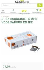 B-FIX BORDERCLIPS RVS VOOR PADOUK EN IPÉ, Doe-het-zelf en Bouw, Ophalen
