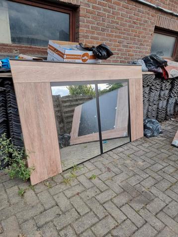 Kleerkast met 2 spiegels schijfdeuren, Enlèvement