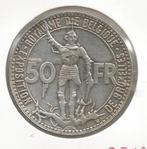 13001 * LEOPOLD 3 * 50 frank 1935 frans  Pos;A * Z.Fr/Pr, Postzegels en Munten, Munten | België, Zilver, Verzenden