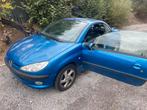 Peugeot 206 cabrio met werk 140.000km, Auto's, Peugeot, Voorwielaandrijving, Zwart, Cabriolet, Blauw