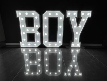 Lichtletters Te Koop! 'BOY' OP = OP! 300,- VASTE PRIJS beschikbaar voor biedingen