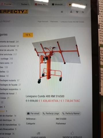 LEVPANO COMBI 400. ( COMME NEUF). beschikbaar voor biedingen