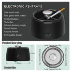 Purificateur d'air multifonctionnel pour cendrier USB, Enlèvement ou Envoi, Comme neuf