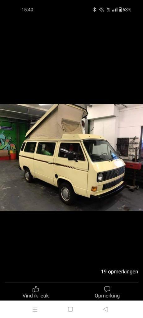 VW T3 joker, Caravanes & Camping, Camping-cars, Particulier, Modèle Bus, jusqu'à 5, Westfalia, Diesel, Enlèvement