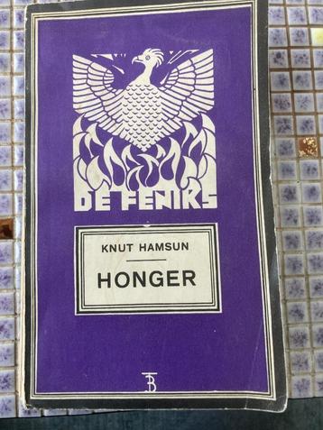 Boek zeldzaam KNUT HAMSUN HONGER beschikbaar voor biedingen