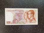 Vervangbiljet 50 francs Boudewijn Kestens, Ophalen of Verzenden, Los biljet