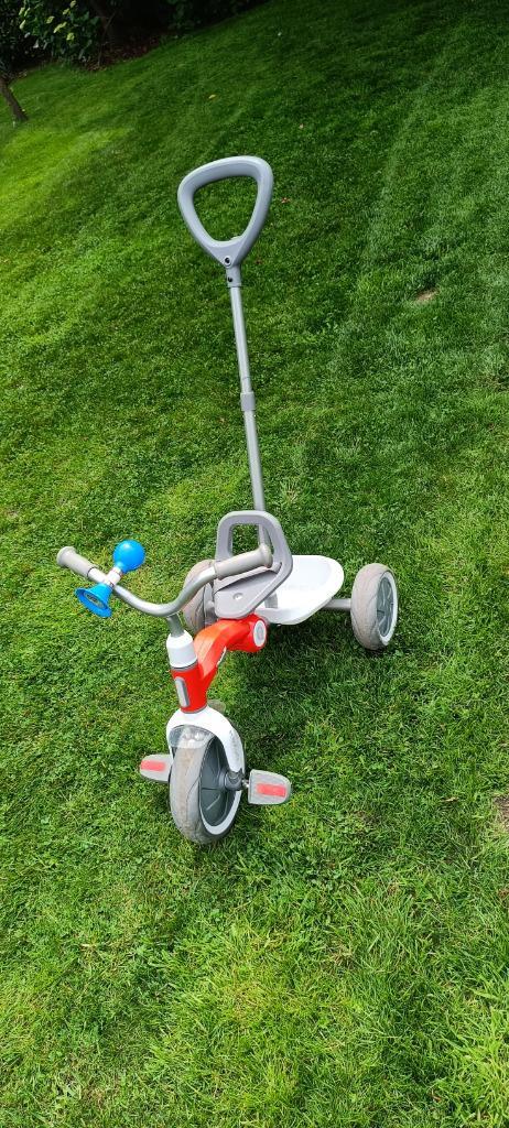 driewieler met duwstok, Kinderen en Baby's, Speelgoed | Buiten | Voertuigen en Loopfietsen, Gebruikt, Overige typen, Ophalen