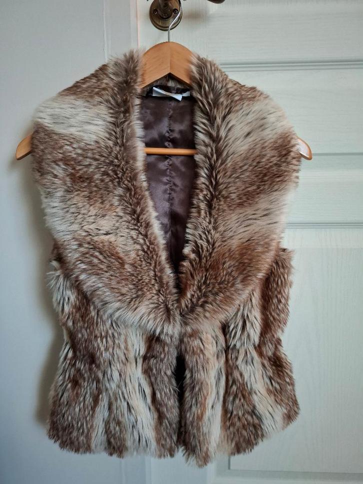 Veste fourrure dame T S, Vêtements | Femmes, Vestes | Hiver, Comme neuf, Taille 36 (S), Brun, Enlèvement