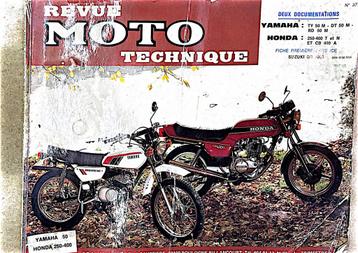 Manuel d'atelier Yamaha RD/DT, Honda 250-400 T, CB400  disponible aux enchères