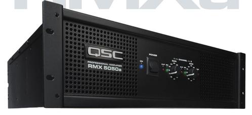 QSC AP-5152 + QSC RMX-5050a Homecinema, Audio, Tv en Foto, Luidsprekerboxen, Zo goed als nieuw, Front, Rear of Stereo speakers