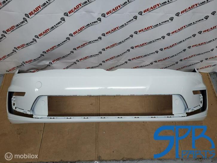 Voorbumper LC9A E-GOLF GOLF 7 FACELIFT 5GE807221C PURE WHITE, Autos : Pièces & Accessoires, Carrosserie & Tôlerie, Pare-chocs