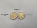2 EUROMUNTEN LITOUWEN, Postzegels en Munten, Munten | Europa | Euromunten, Ophalen, 2 euro, Losse munt