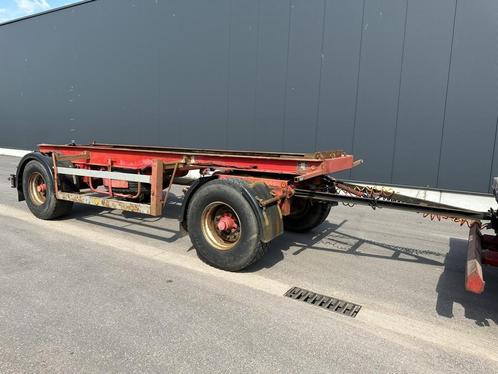 DEOM - SCHMIT R202P 2-AS CONTAINER TRANSPORT - BPW - GOEDE B, Auto's, Vrachtwagens, Bedrijf, Te koop, Aanhangers en Opleggers