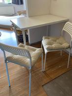 Adde stoelen met Malinda kussen, Comme neuf, Enlèvement, Blanc, Deux