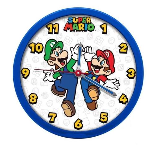 Super Mario Wandklok - Nintendo, Enfants & Bébés, Chambre d'enfant | Aménagement & Décoration, Neuf, Pendule ou Horloge, Enlèvement ou Envoi