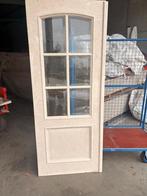 Vol eiken binnendeuren, Doe-het-zelf en Bouw, Deuren en Vliegenramen, Ophalen, Gebruikt, 80 tot 100 cm, 215 cm of meer