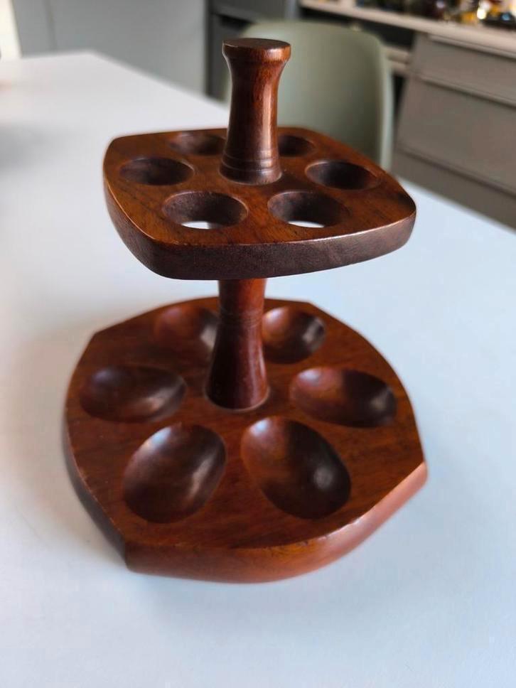 Ro-eL houten pijpenstandaard, Antiek en Kunst, Kunst | Designobjecten, Ophalen of Verzenden