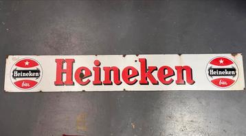 Emaille Groot Heineken Bord ! beschikbaar voor biedingen