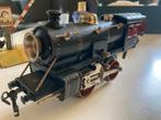 Oud speelgoed JKCO MECHANISCHE LOCOMOTIEFTREIN + auto's, Ophalen of Verzenden