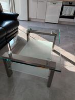 Table basse en verre, Comme neuf, 100 à 150 cm, Rectangulaire, 50 à 100 cm
