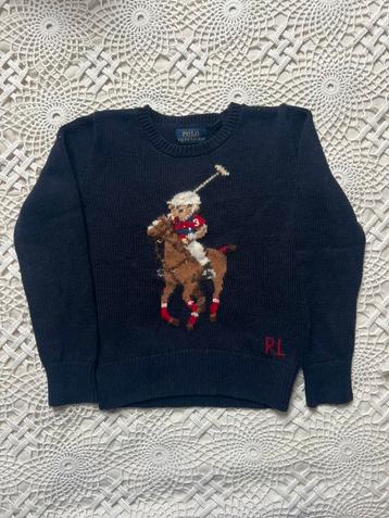 Ralph Lauren gebreide trui beer paard 8 jaar beschikbaar voor biedingen