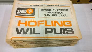 SPORTKRANTEN SPORT 68 VOLLEDIGE JAARGANG beschikbaar voor biedingen