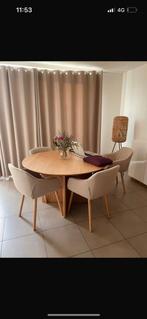 Eettafel eikenhout 1m30, Huis en Inrichting, Ophalen, Zo goed als nieuw, Eikenhout