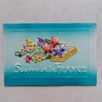 Oude gebrodeerde reliefkaart : Souvenir de France, Ophalen of Verzenden