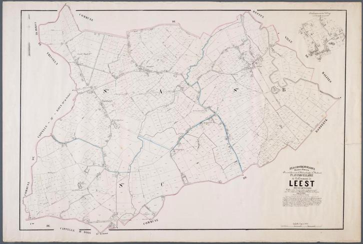 Popp kaart Gits Gullegem Handzame Harelbeke Helkijn, Antiek en Kunst, Kunst | Litho's en Zeefdrukken, Ophalen of Verzenden