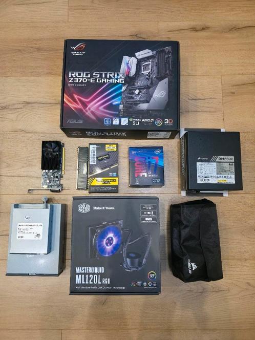 Pc onderdelen, hardware, desktop, Computers en Software, Desktop Pc's, Zo goed als nieuw, 3 tot 4 Ghz, SSD, 32 GB, Met videokaart