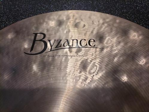Meinl Bysance Crash ext hammered+hi hat Sand, Muziek en Instrumenten, Drumstellen en Slagwerk, Zo goed als nieuw, Overige merken