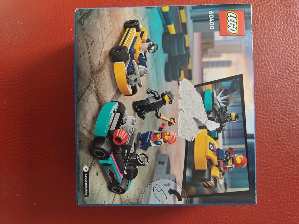 Lego City Karts en Racers set 60400, Ophalen, Nieuw, Complete set, Lego