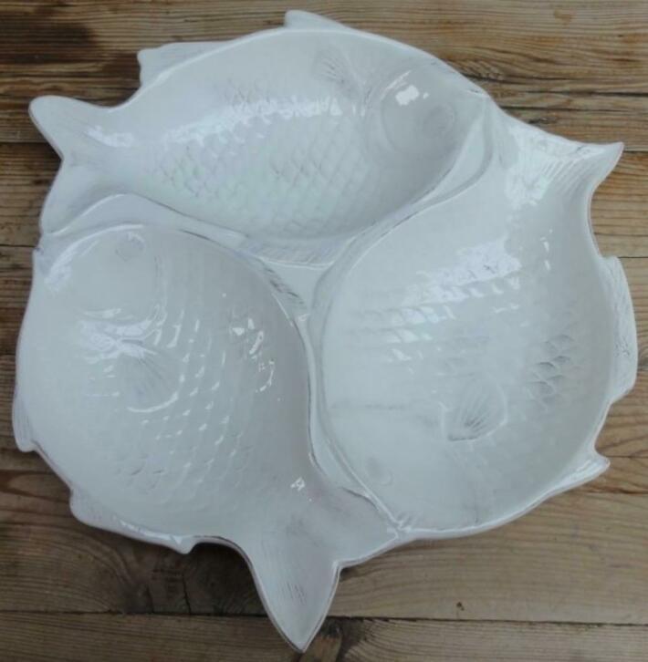 Landelijke Riverdale vissen BBQ/ tapas schaal, fish plate, Huis en Inrichting, Keuken | Servies, Gebruikt, Schaal of Schalen, Overige stijlen