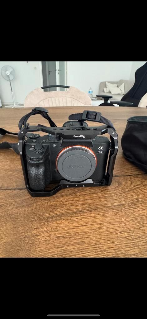Sony A7 III Body + lenzen + DJ Rs3 mini + Small Rig body, Audio, Tv en Foto, Fotocamera's Digitaal, Gebruikt, Spiegelreflex, Sony