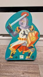 Puzzle Djeco Chevalier Fantastique, Ophalen of Verzenden, 10 tot 50 stukjes, Zo goed als nieuw
