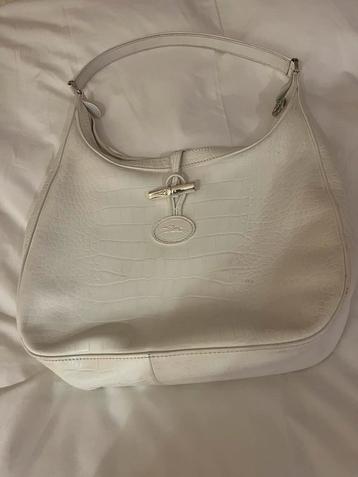 Sac Longchamp blanc beschikbaar voor biedingen